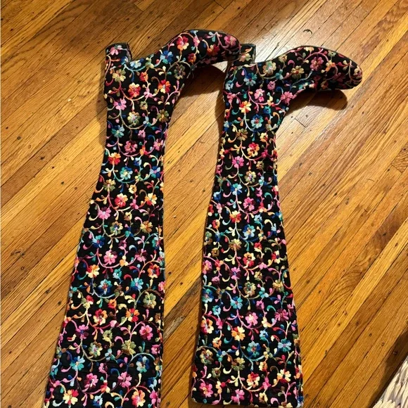 🌸 Vintage 1971 Golo Embroidered Boots – Museum Piece The Met Costume institute - Picture 15 of 15